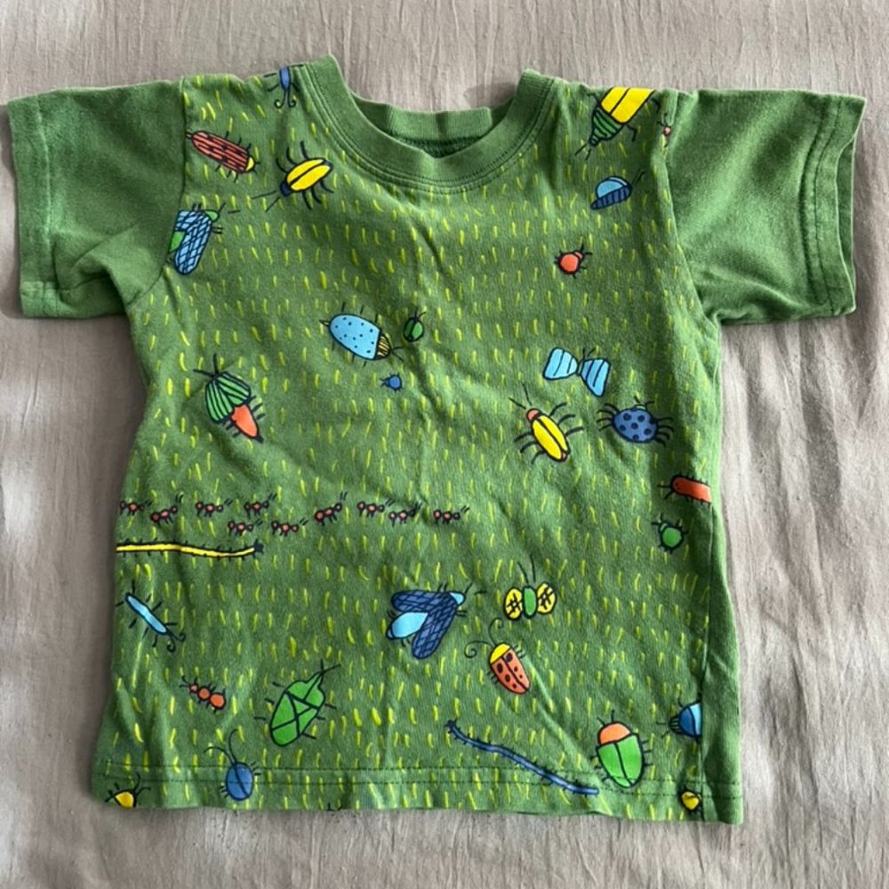 Mullberri Bush Cute Bugs Organic Cotton Tshirt 2T